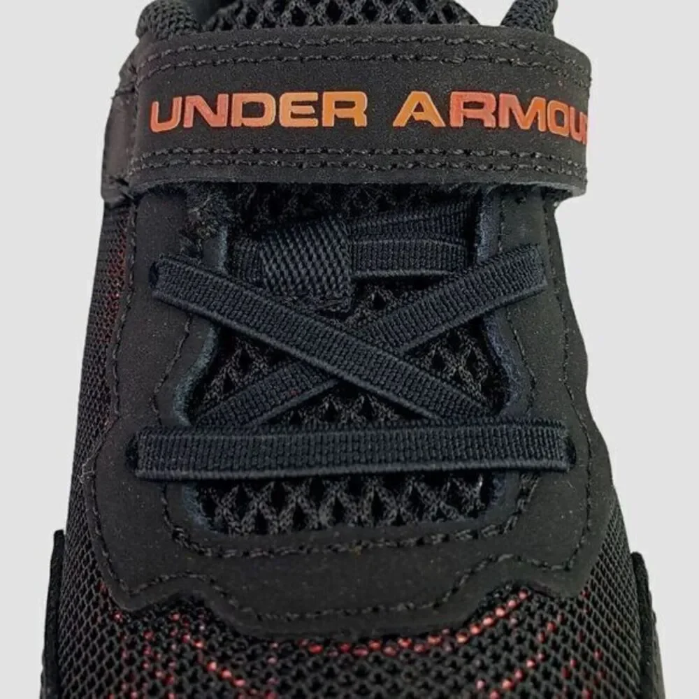 Under Armour‎ Assert 9 Alternate Closure Running Shoe, Black/Red Size 8 /Cm 15